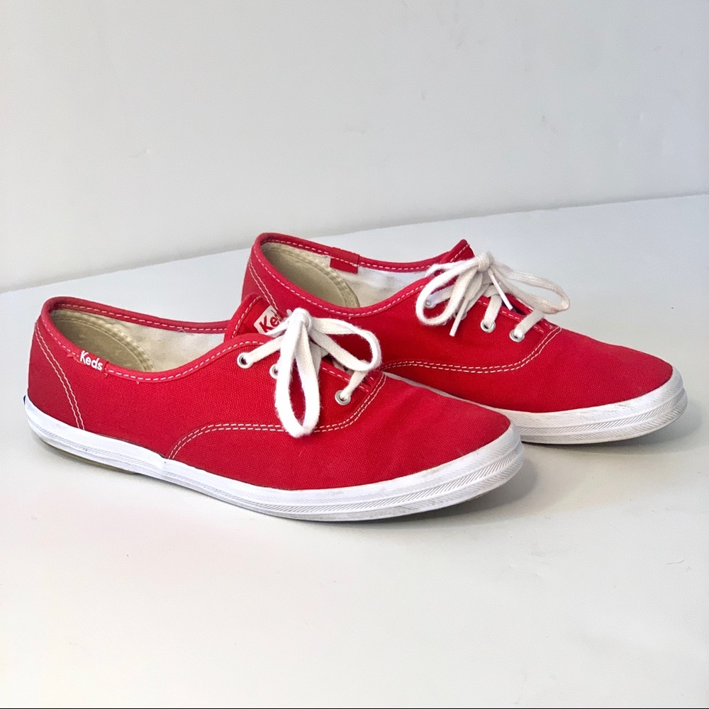 Keds Red Canvas Sneakers